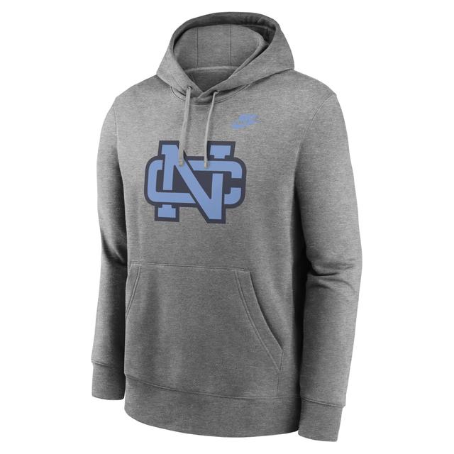 North Carolina Tar Heels Legacy Club Primary Logo Nike Men's College Pullover Hoodie Product Image