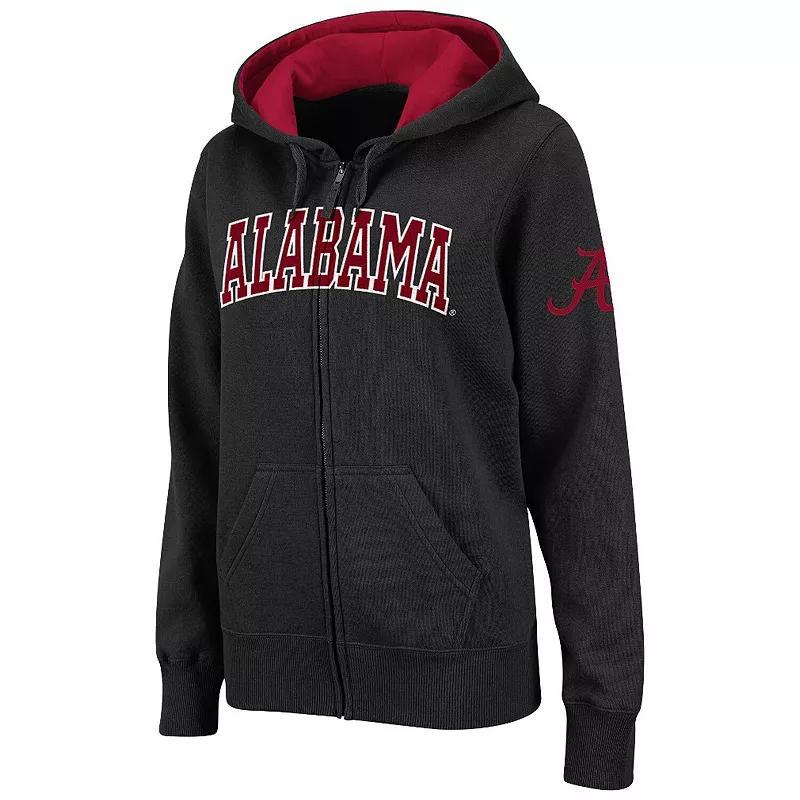 Womens Stadium Athletic Alabama Crimson Tide Arched Name Full-Zip Hoodie Product Image