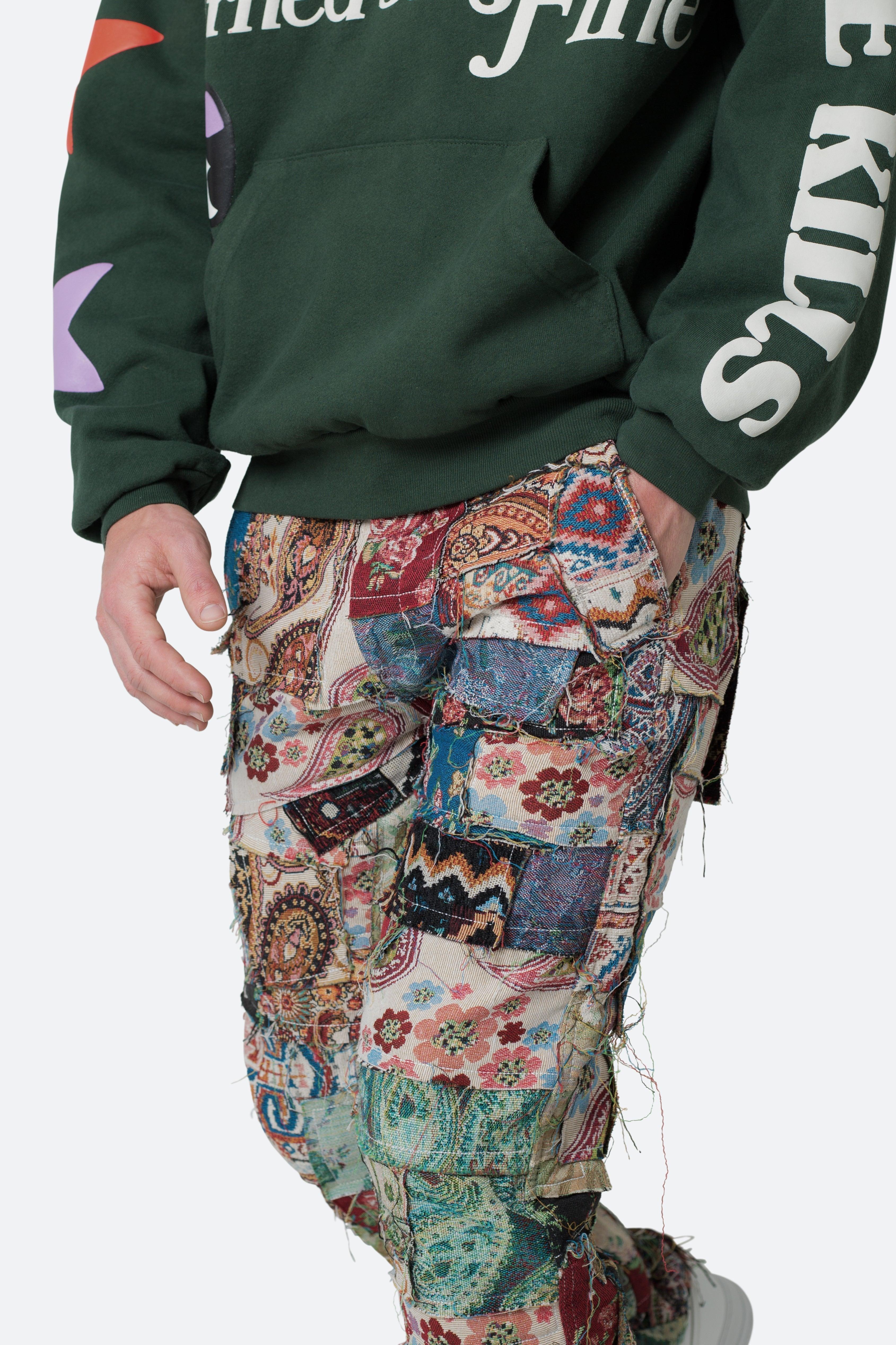 Paneled Blanket Pants - Multi Product Image