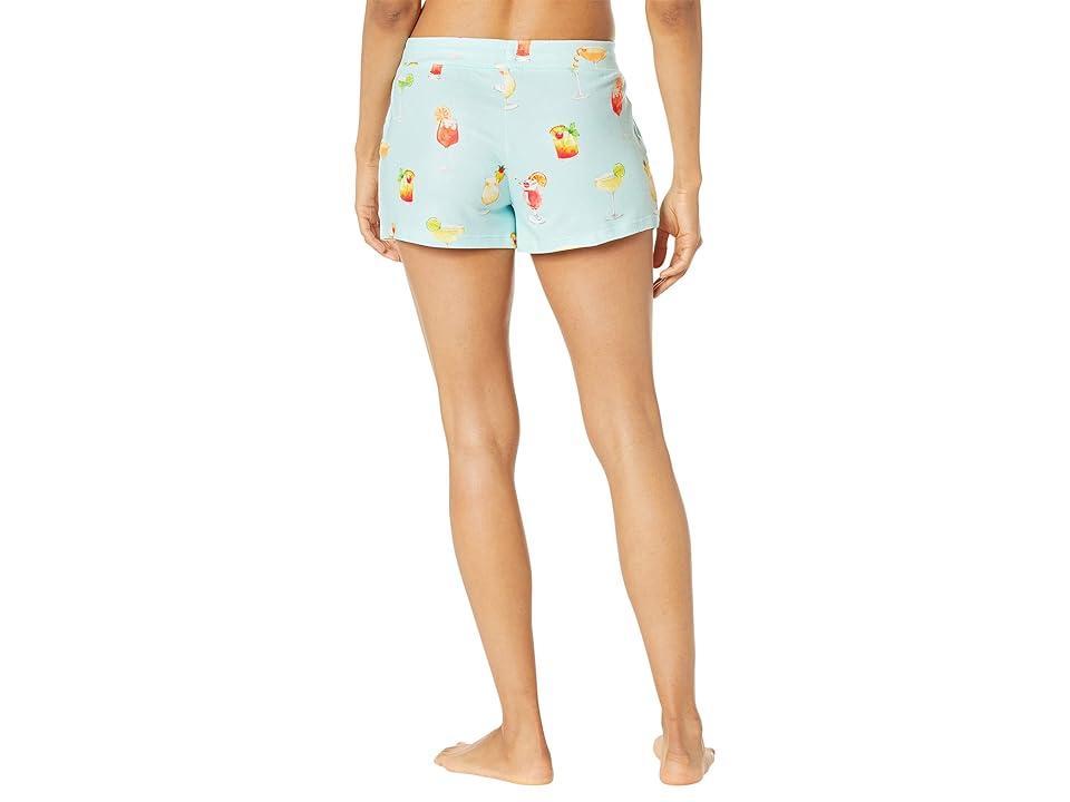 P.J. Salvage Let's Drink Shorts (Aqua) Women's Pajama Product Image