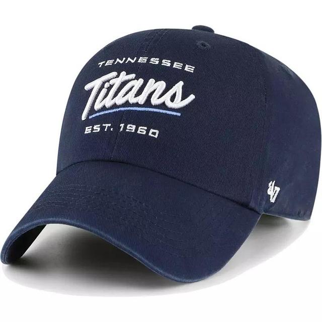 Womens 47 Tennessee Titans Sidney Clean Up Adjustable Hat, Blue Product Image