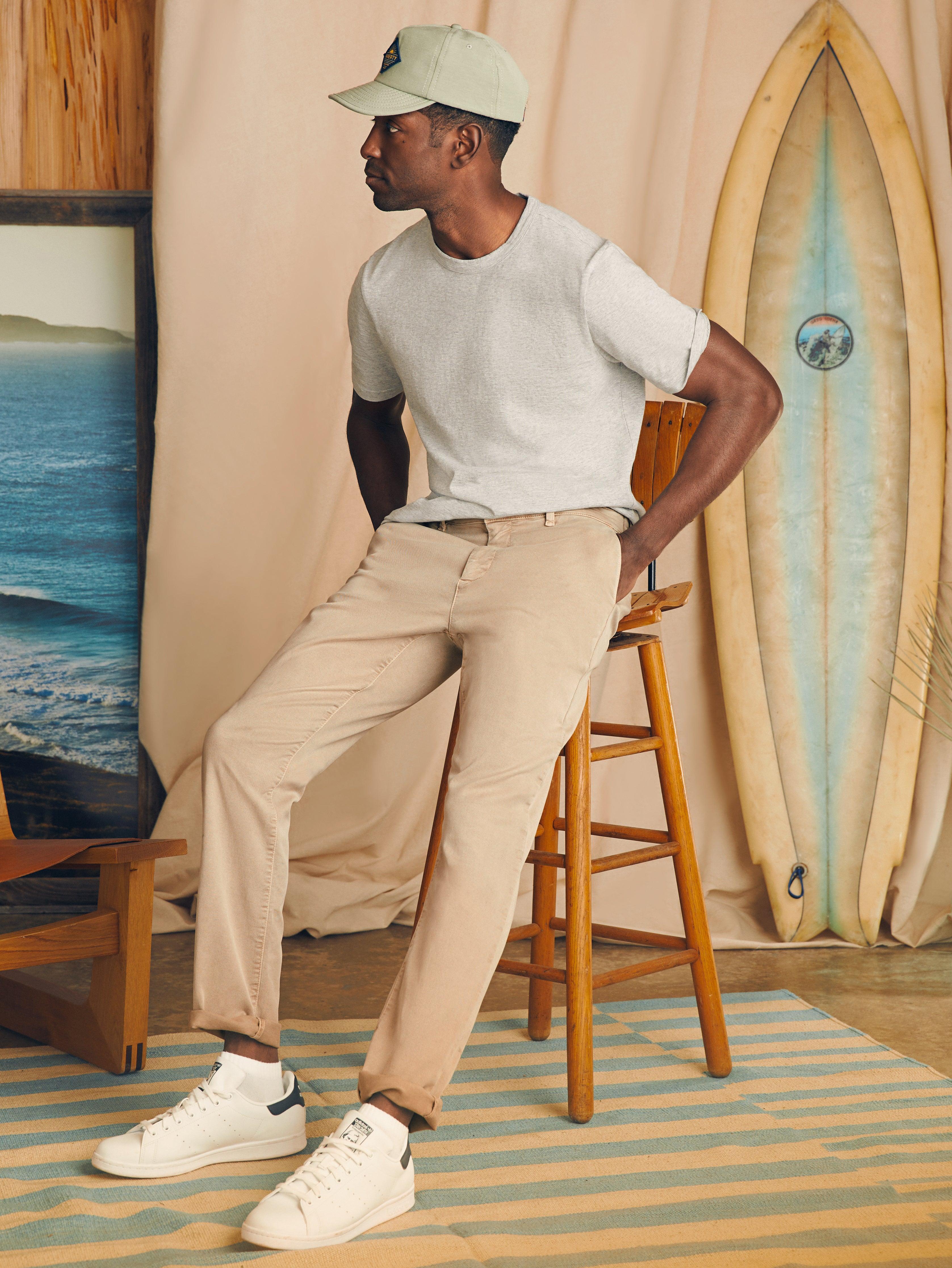 Coastline Stretch Chino (34" Inseam) - Utility Khaki Product Image