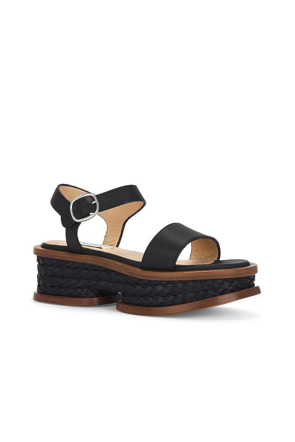 Gabriela Hearst Michael Sandal in Black - Black. Size 36 (also in 37, 37.5, 39, 39.5, 40, 41). Product Image