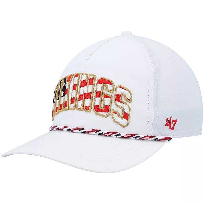 Mens 47 Minnesota Vikings Hitch Stars and Stripes Trucker Adjustable Hat Product Image