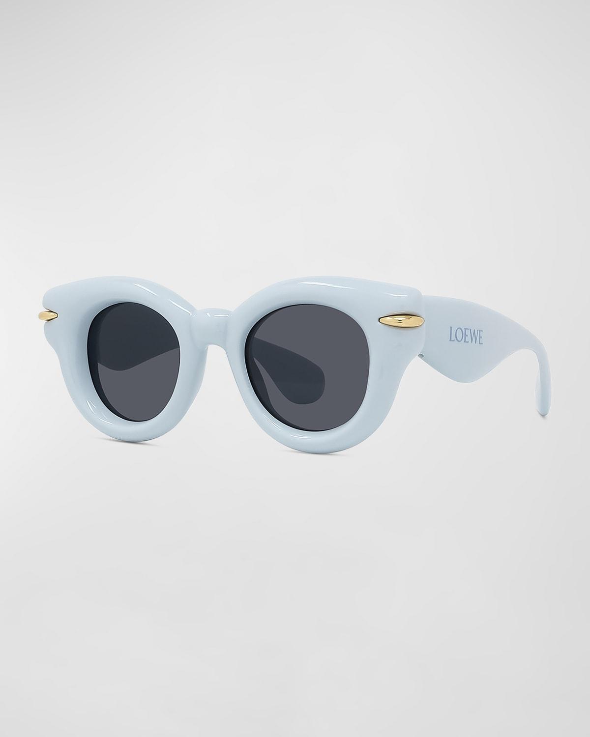 Inflated Pantos Acetate Round Sunglasses Product Image