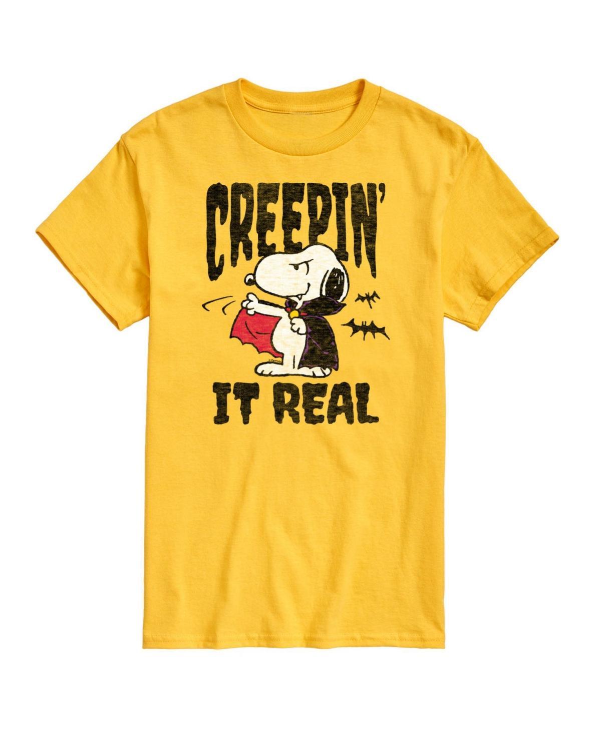 Big & Tall Peanuts Creepin It Real Graphic Tee, Mens Product Image