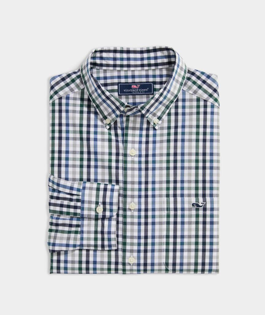 Stretch Poplin Tattersall Shirt Product Image