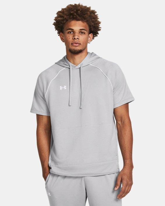 Mens UA Command Warm-Up Short Sleeve Hoodie Product Image