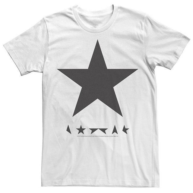 Big & Tall David Bowie Black Star Album Cover Tee, Mens Product Image