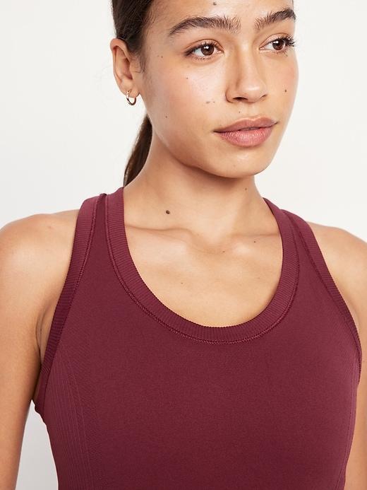 Fitted Seamless Tank Top Product Image