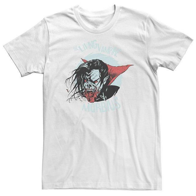 Big & Tall Marvel Morbius The Living Vampire Dark Portrait Tee, Mens, Size: 3XL, White Product Image