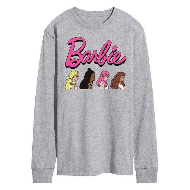 Mens Barbie Long Sleeve Med Grey Product Image