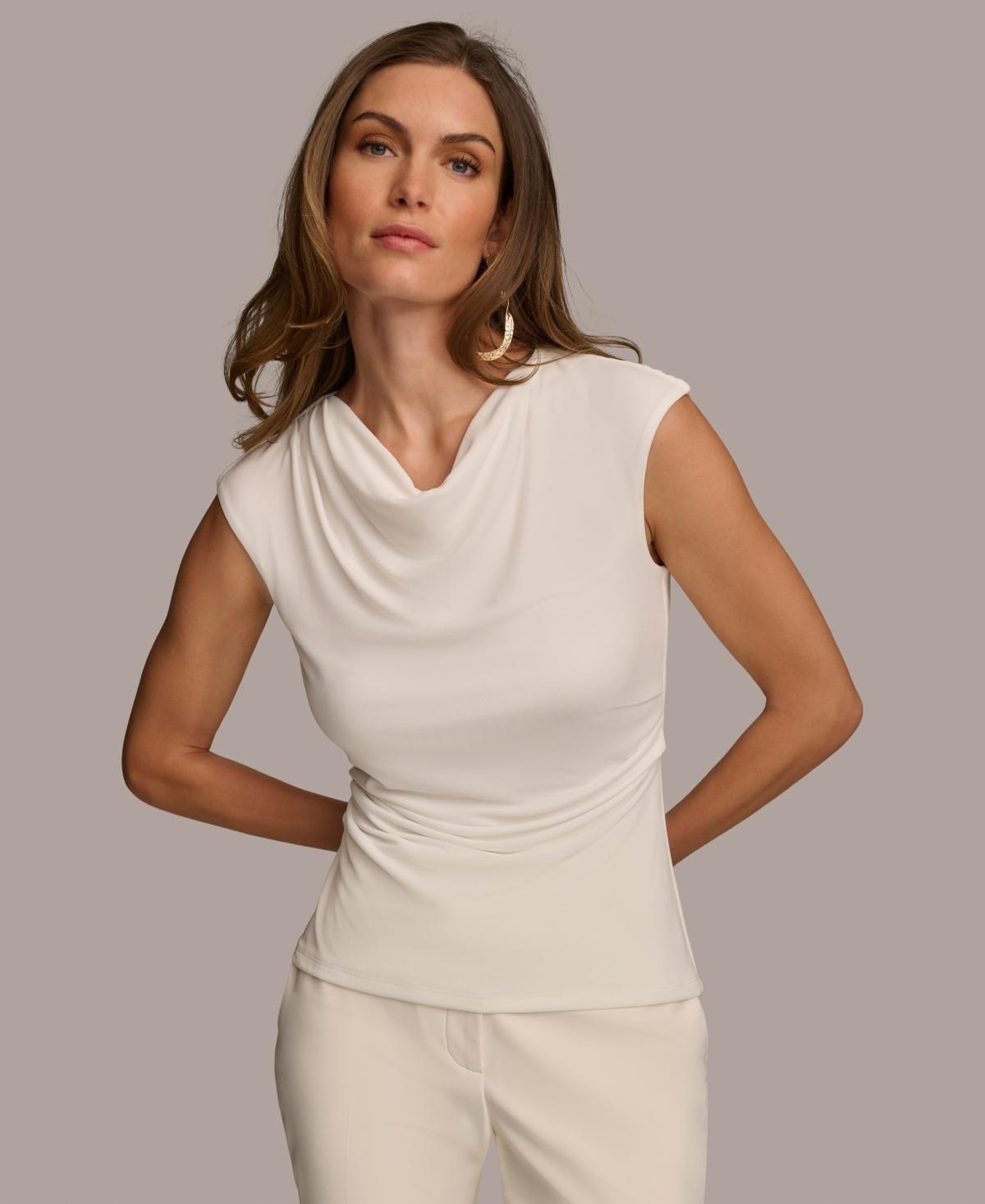 Women's Sleeveless Cowl Neck Top Product Image