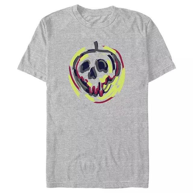 Disneys Snow White And The Seven Dwarfs Poisoned Apple Mens Graphic Tee Athletic Grey Product Image