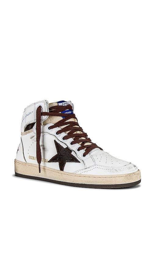 Golden Goose Sky Star Sneaker in White. Size 36, 38, 39, 40. Product Image