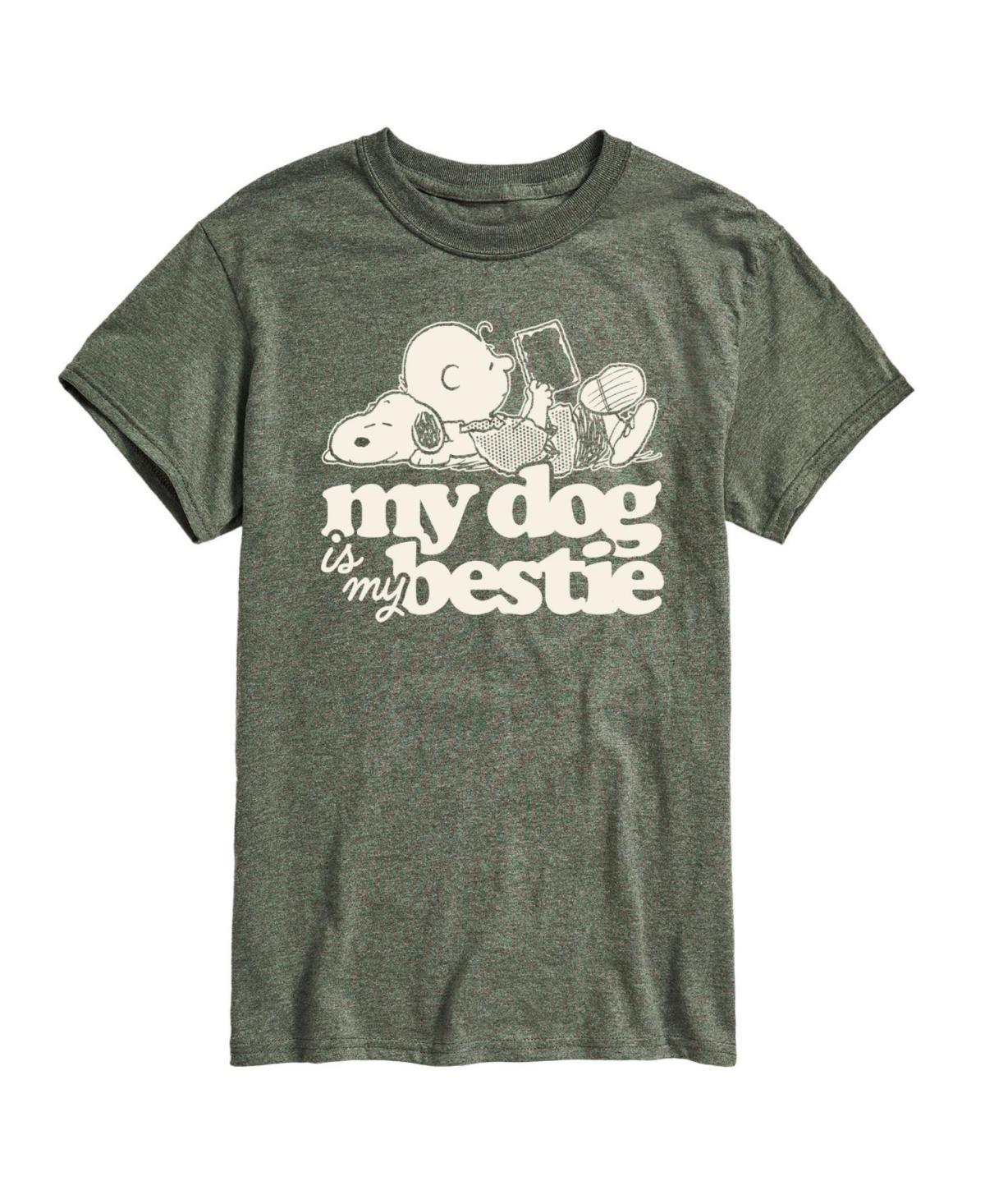 Hybrid Apparel Peanuts Dog Mens Short Sleeve Tee Product Image