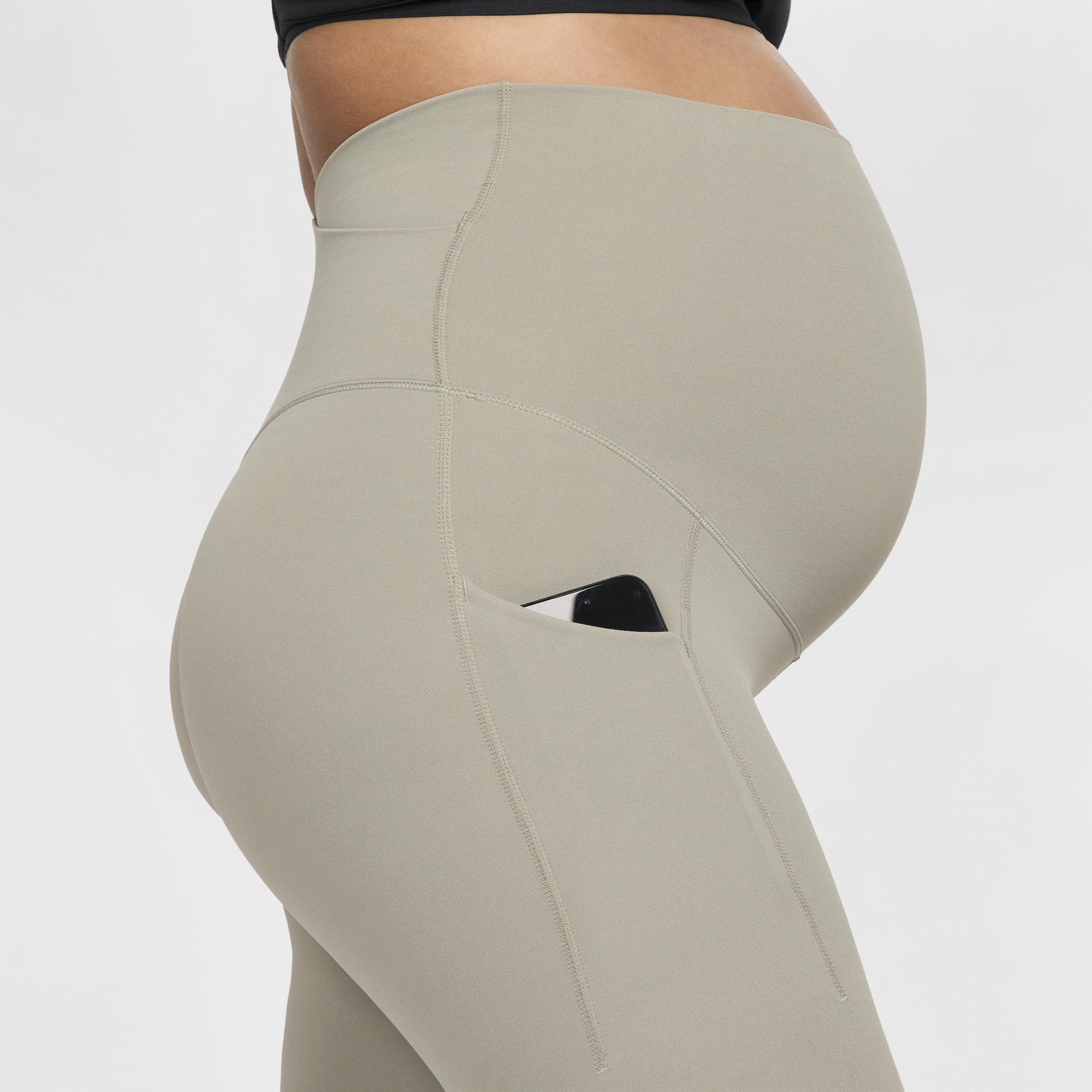 Nike Women's Zenvy (M) Gentle-Support High-Waisted 7/8 Leggings with Pockets (Maternity) Product Image