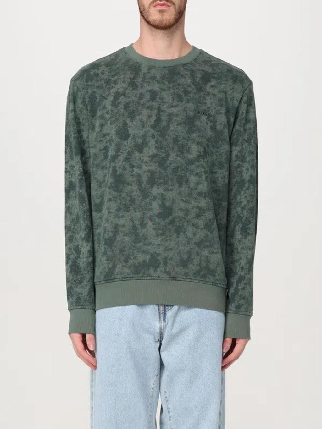 HUGO BOSS Sweatshirt Boss Men Color Green In Grün Product Image