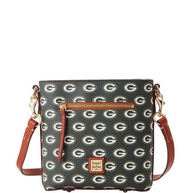 Womens Dooney & Bourke Green Bay Packers Signature Small Zip Crossbody Purse Product Image