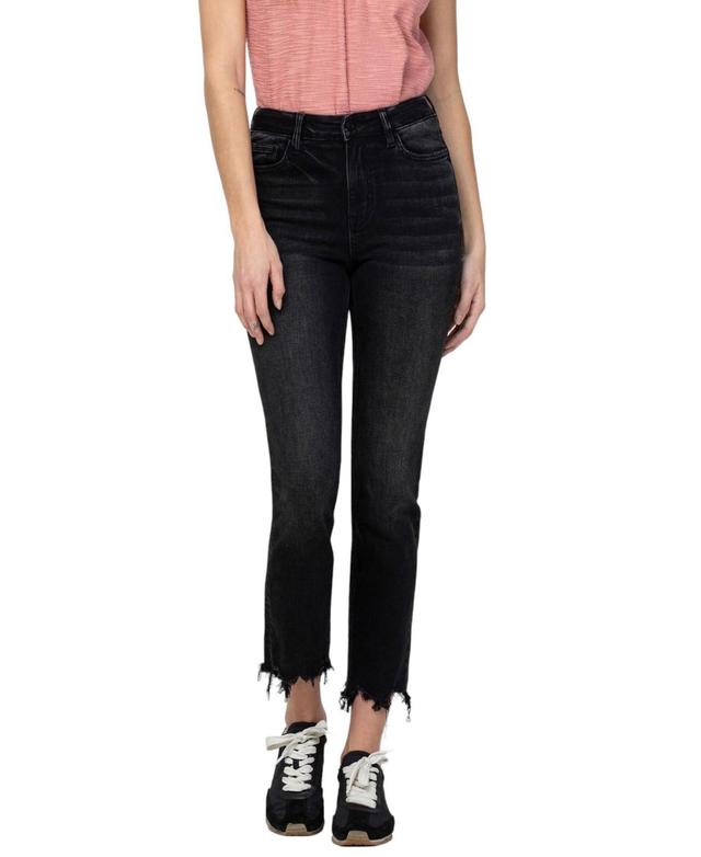 Women's High Rise Slim Straight Jeans Product Image