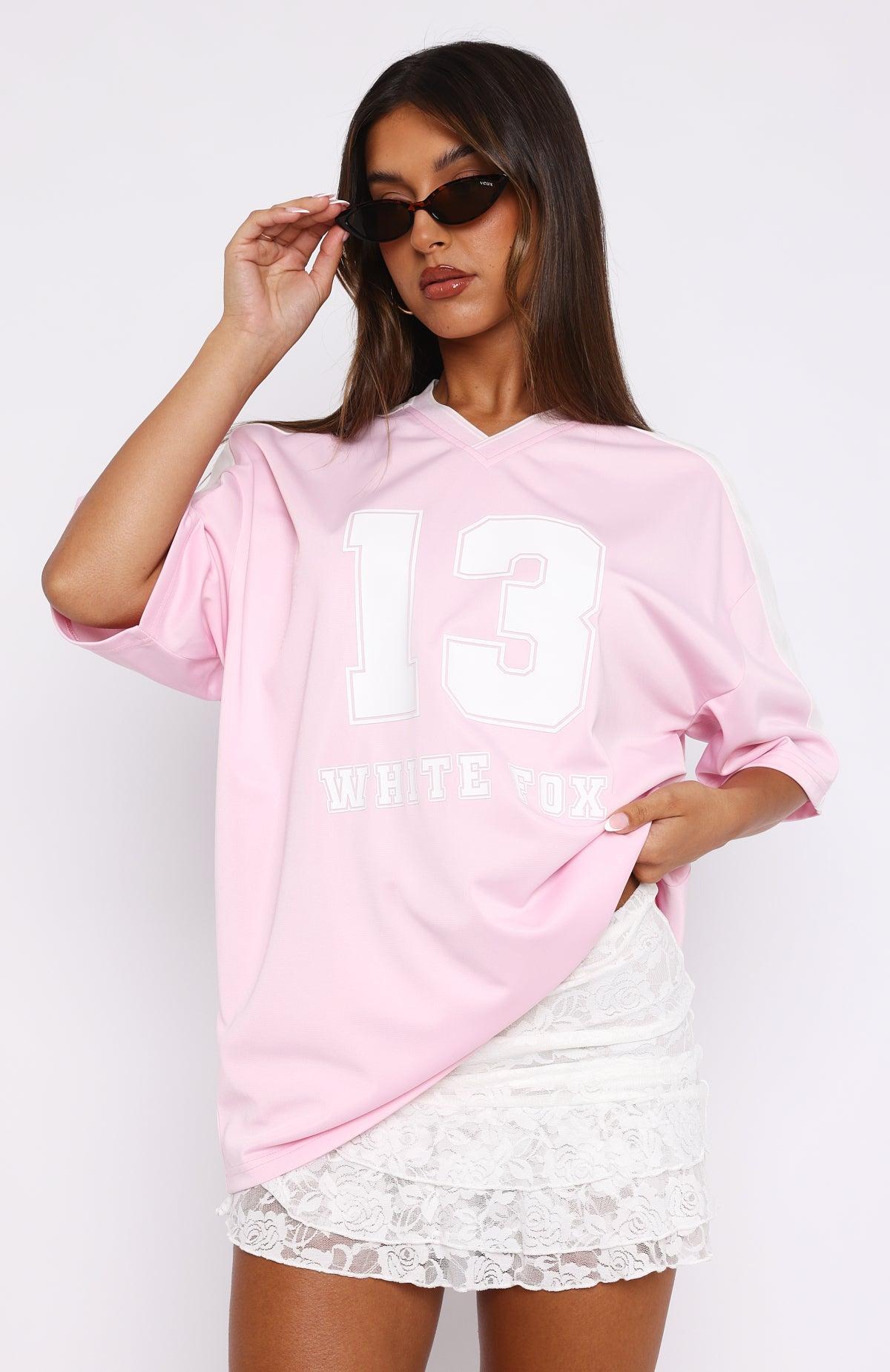 Go For The Shot Oversized Jersey Pink Product Image