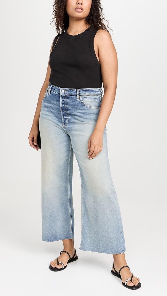 RE/DONE High Rise Wide Leg Crop Jeans | Shopbop Product Image