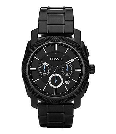 Fossil Machine Black-Dial Chronograph Watch Product Image