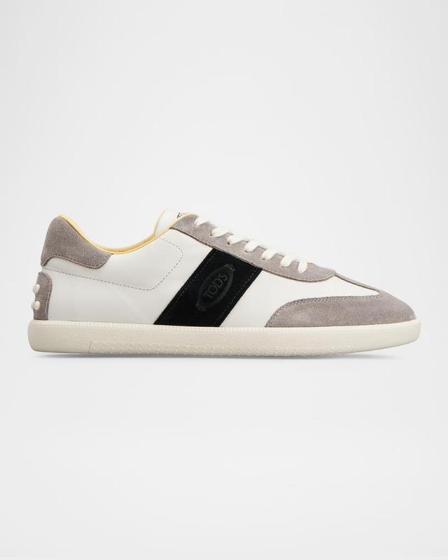 Men's Allascciata Cassetta Leggera Leather Low-Top Sneakers Product Image