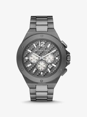 Oversized Lennox Gunmetal Watch Product Image