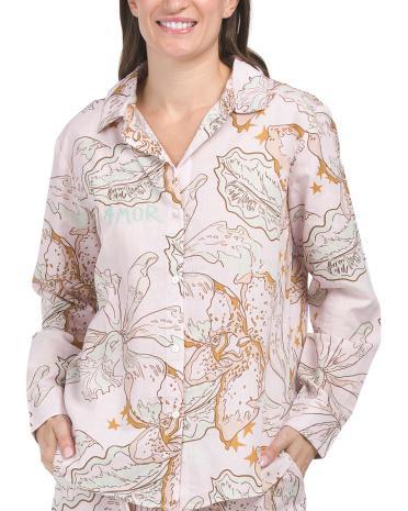 Linen Blend Shirt for Women Product Image