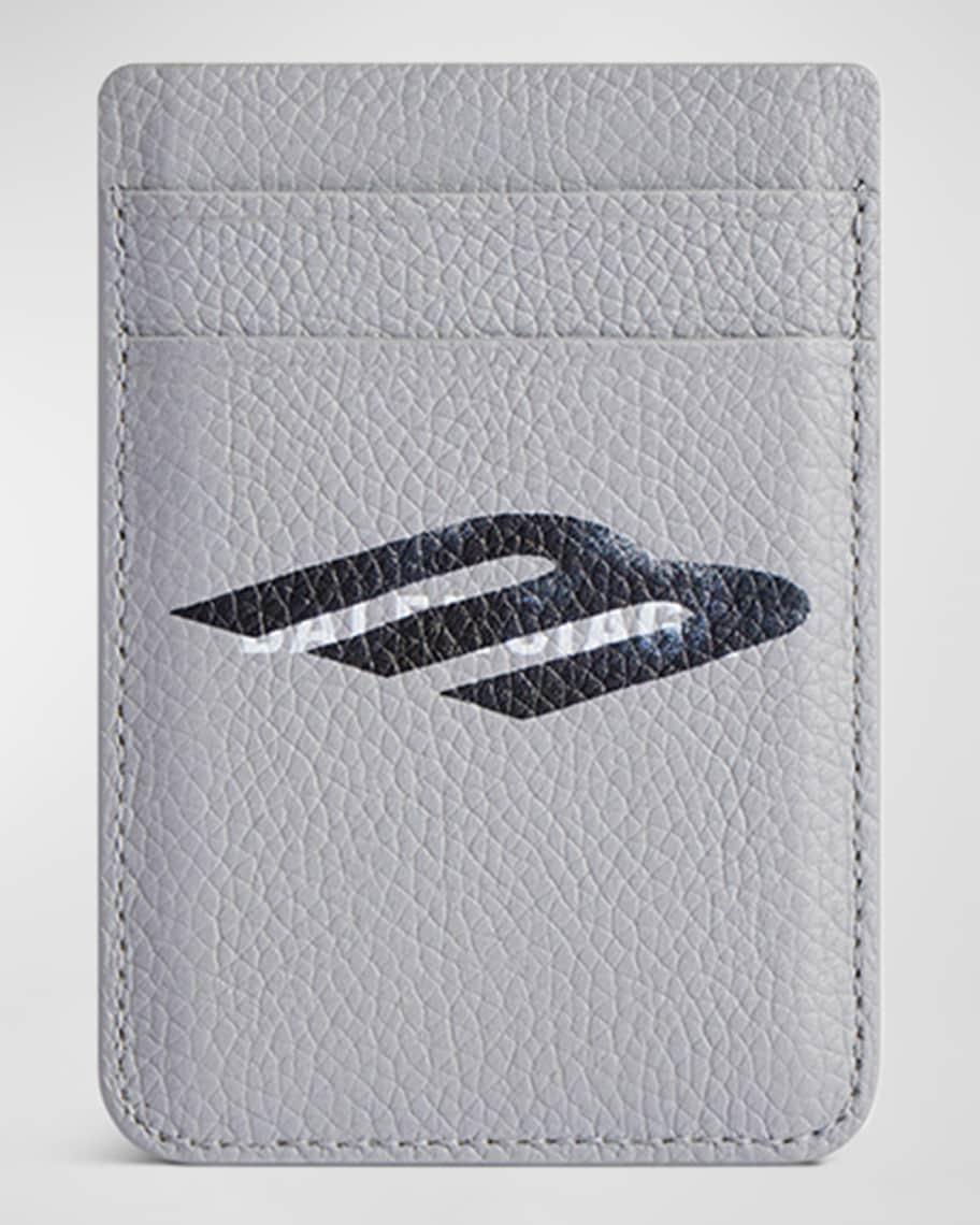 Men's Cash Magnet Grained Leather Card Holder Product Image