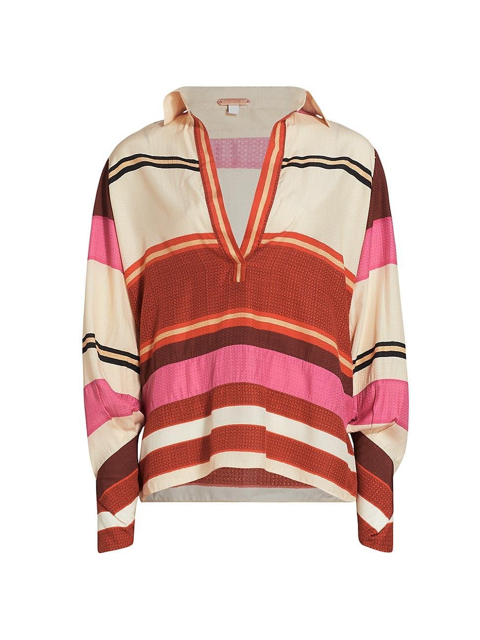 Womens Peruda Stripe Pullover Shirt Product Image