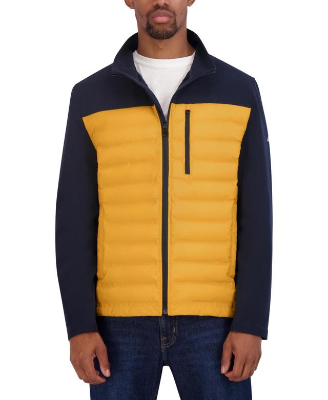 Nautica Mens Tech Shell Hybrid Jacket Product Image