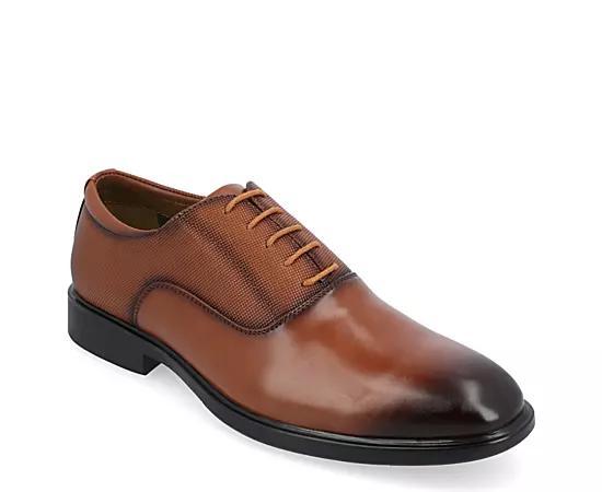 Vance Co. Mens Vincent Plain Toe Oxford Shoes Product Image