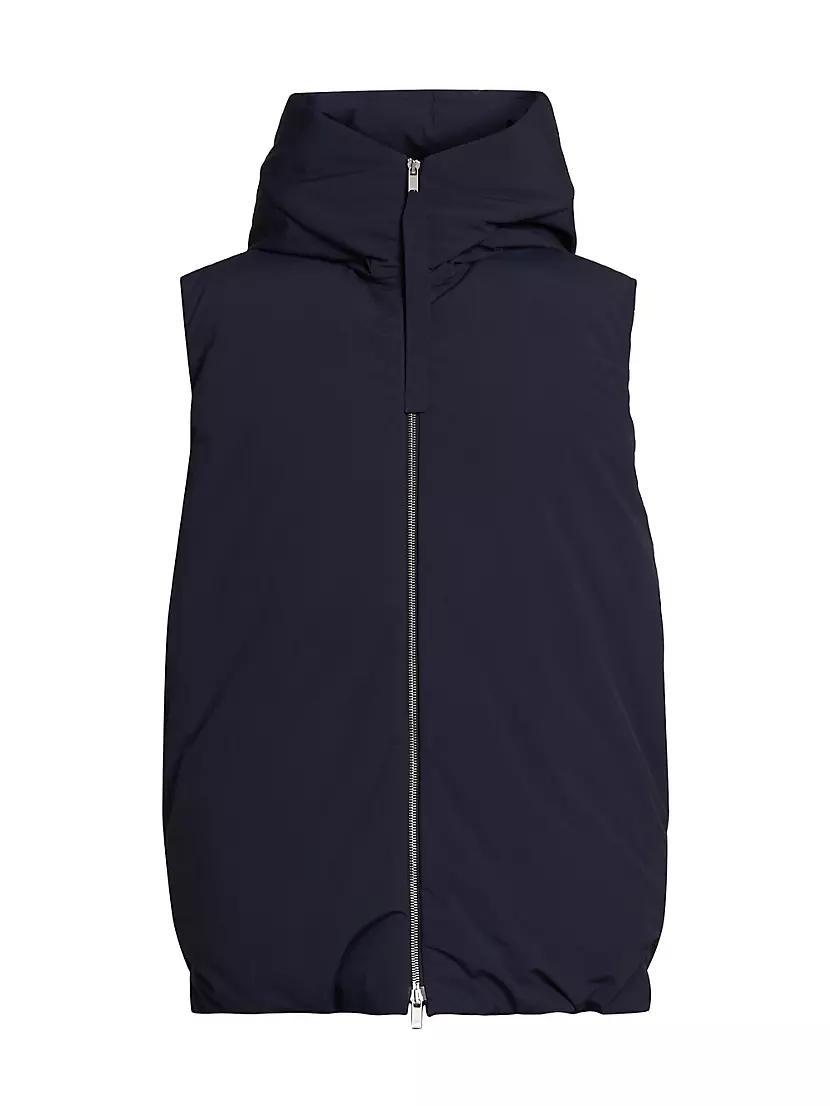 Hooded Zip-Up Vest Product Image