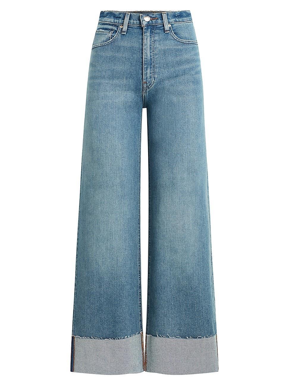 Womens James High-Rise Wide-Leg Jeans Product Image