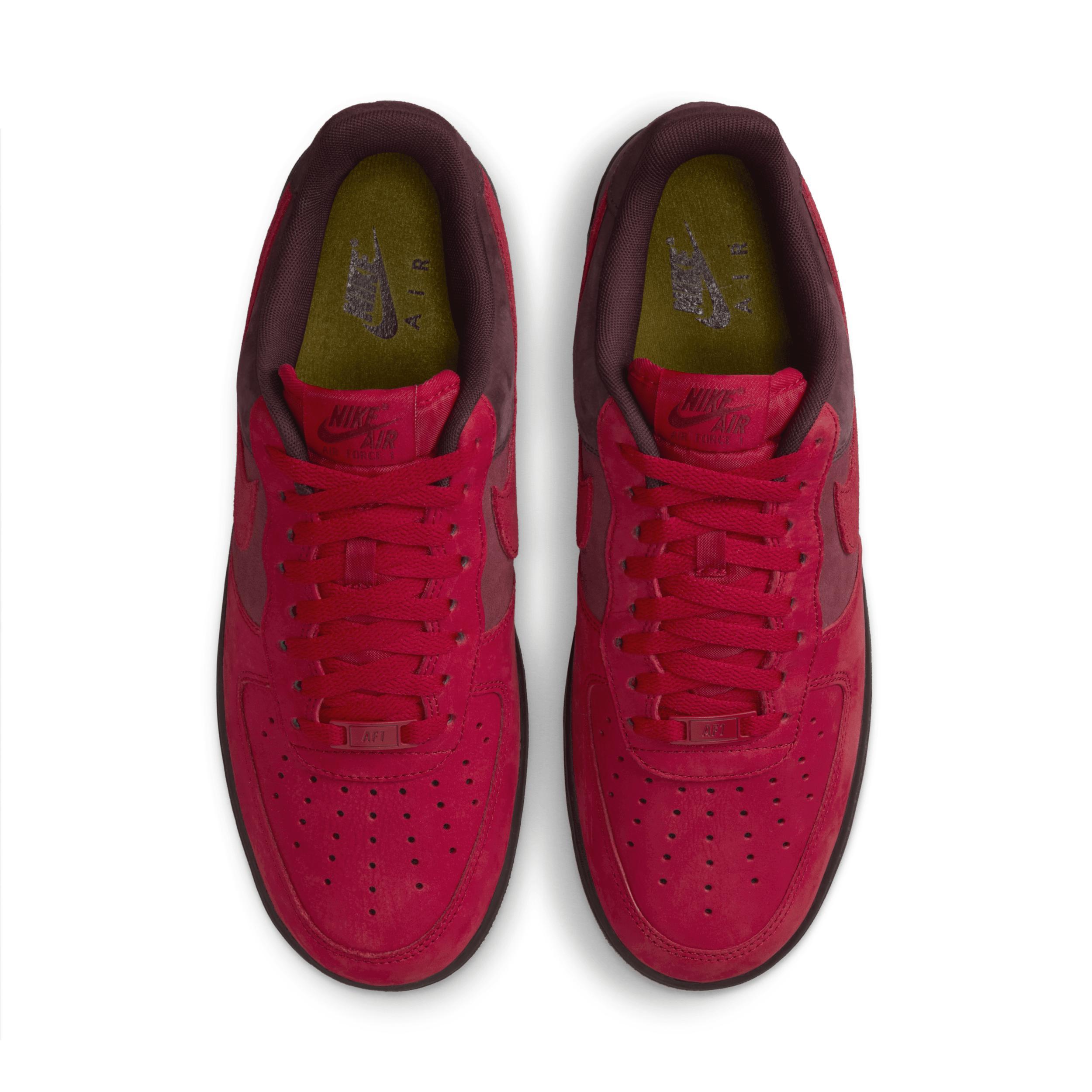 Nike Mens Air Force 1 07 FR - Basketball Shoes University Red/Gym Red/Burgundy Product Image