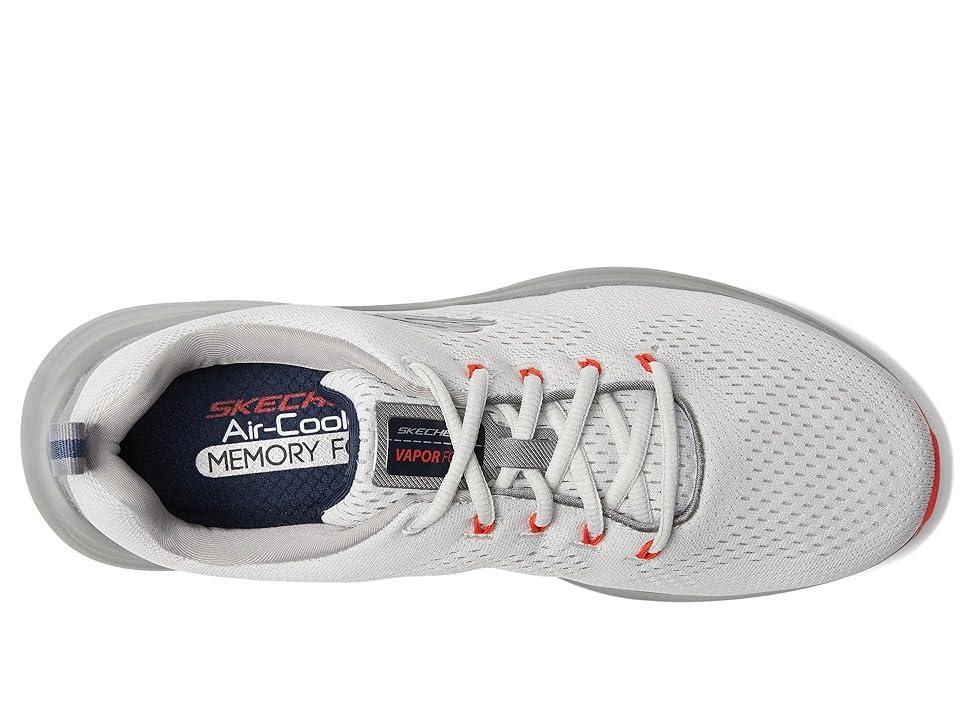 SKECHERS Vapor Foam (Gray/Orange) Men's Shoes Product Image