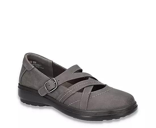 Wise by Easy Street Womens Asymmetrical Comfort Mary Janes Product Image