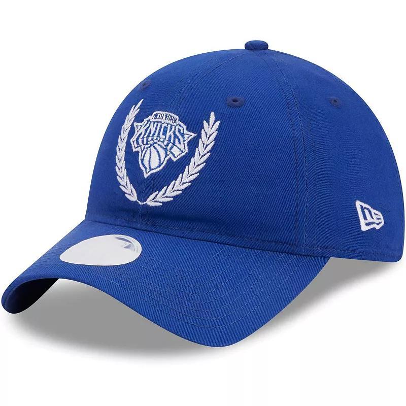 Womens New Era Blue New York Knicks Leaves 9TWENTY Adjustable Hat Product Image