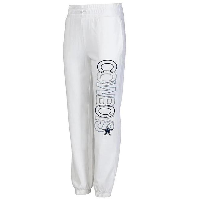 Womens Concepts Sport Gray Dallas Cowboys Sunray French Terry Pants Product Image