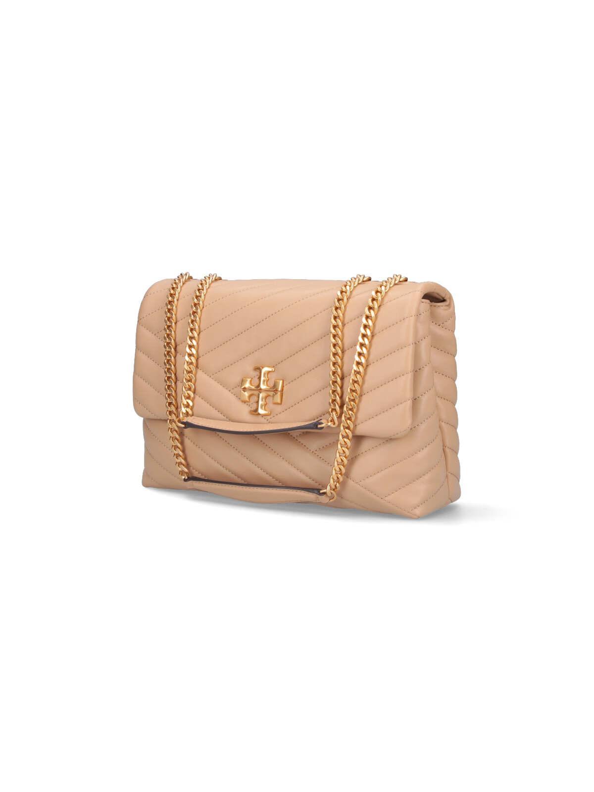 TORY BURCH "kira" Crossbody Bag In Beige Product Image