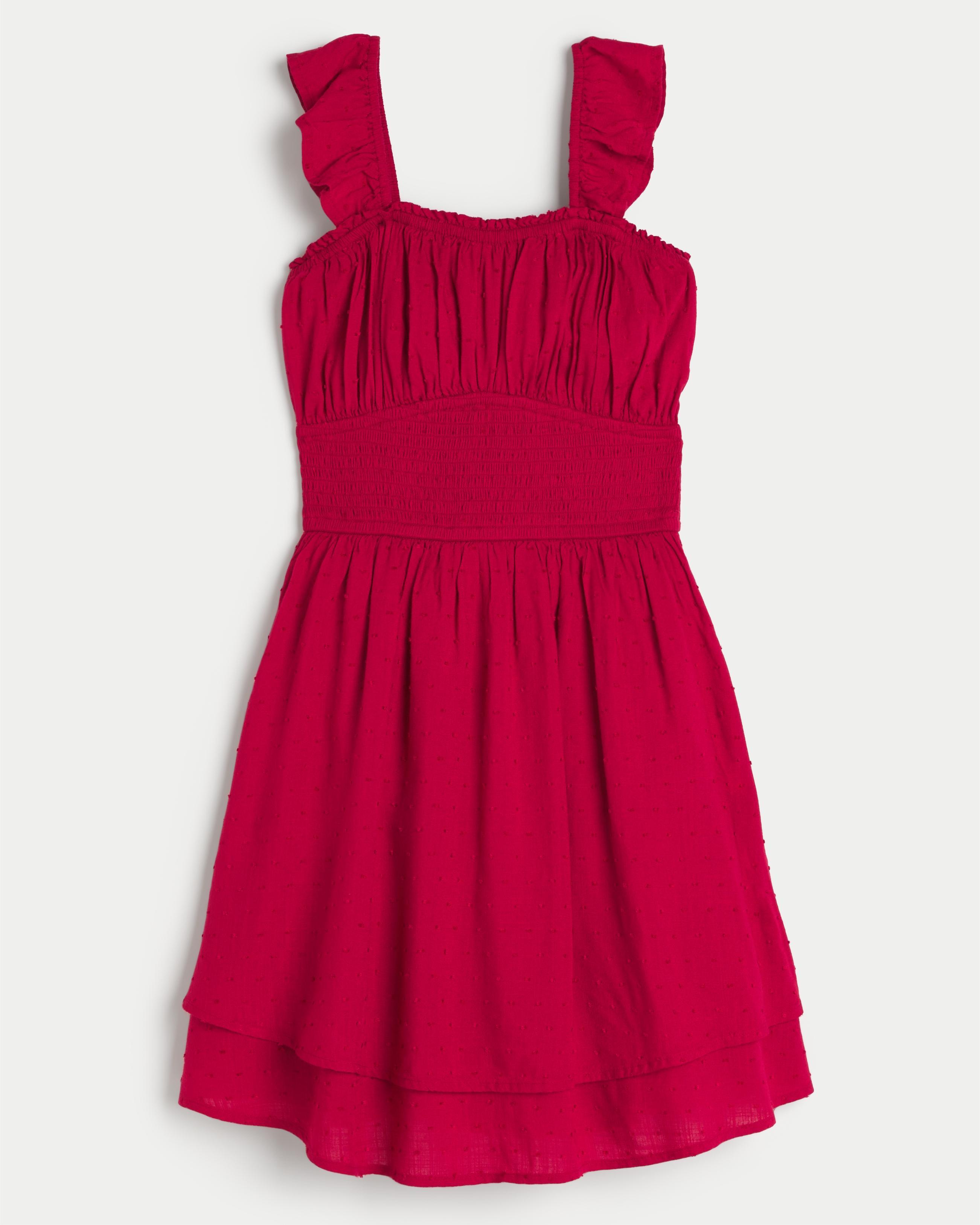 Hollister Saidie Double-Tier Skort Dress Product Image