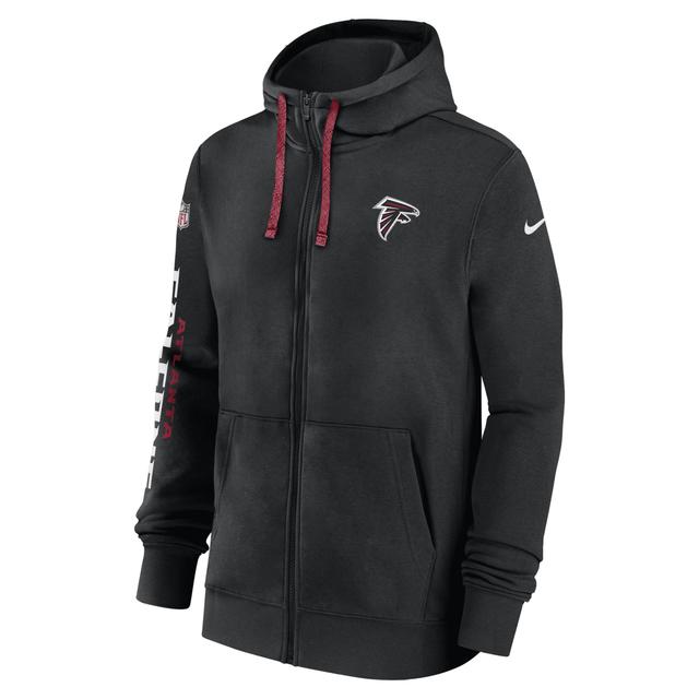 Atlanta Falcons Sideline Team Issue Club Nike Men's Full Zip Hoodie Product Image