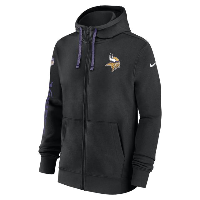 Minnesota Vikings Sideline Team Issue Club Nike Men's Full Zip Hoodie Product Image