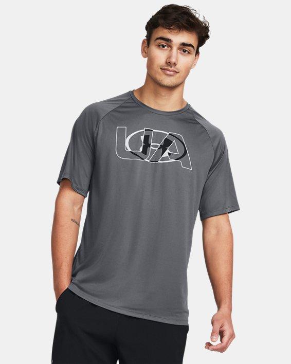 Men's UA Velocity 2.0 Graphic Short Sleeve Product Image