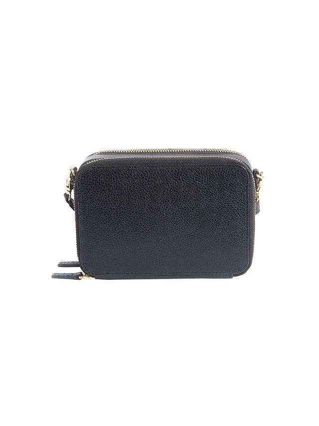 Womens Royce New York Leather Camera Bag Product Image