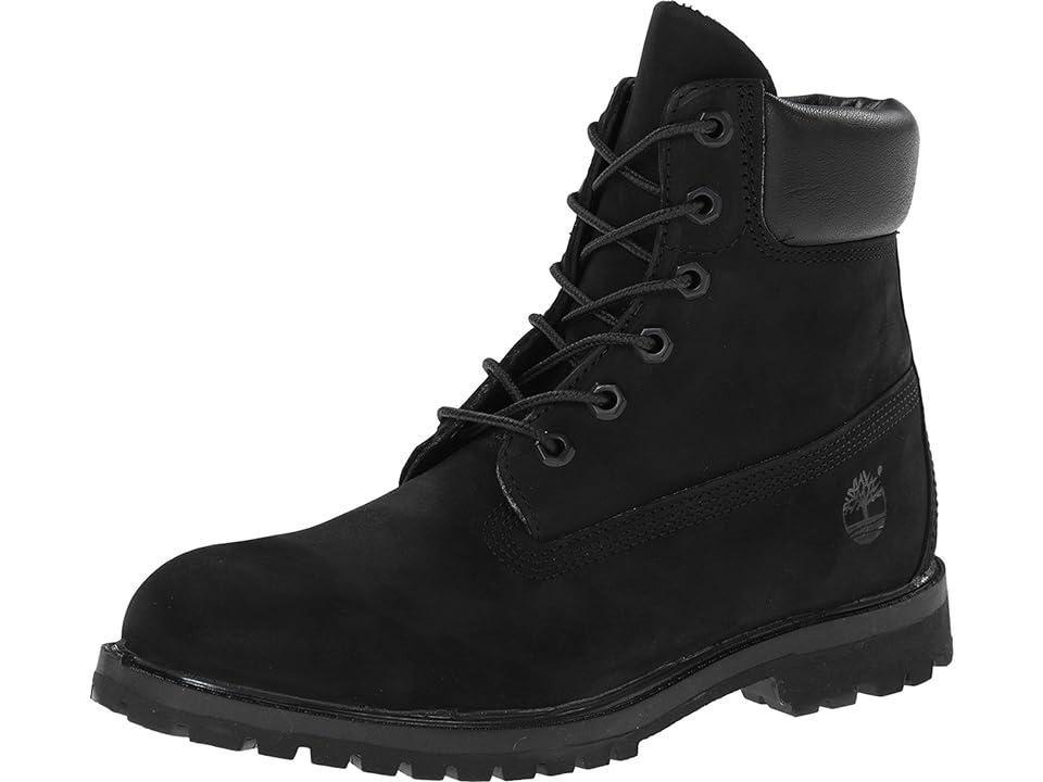 Timberland Womens Timberland 6 Premium Waterproof Boots - Womens Black Nubuck/Black Product Image