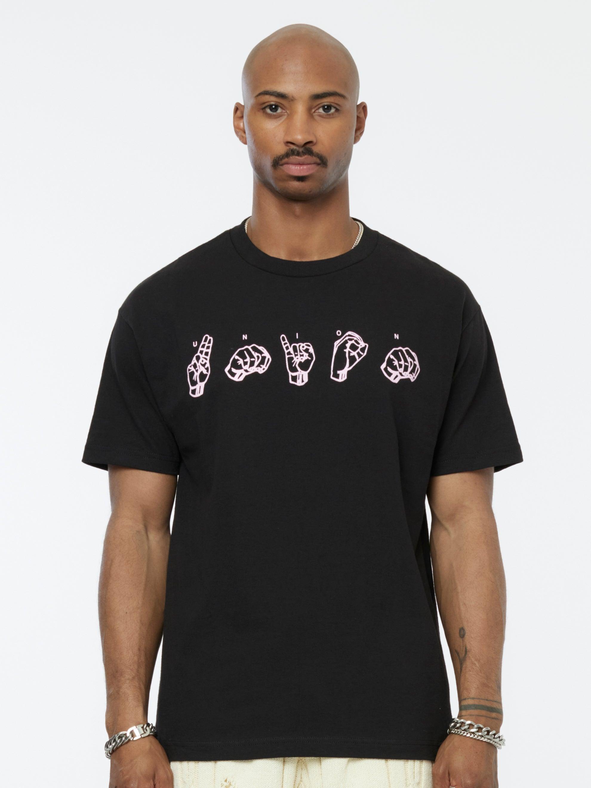 Language Tee (True Black) Product Image