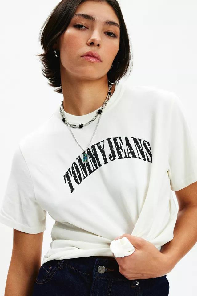 Tommy Jeans Stardust Varsity Boxy Short Sleeve Tee Product Image